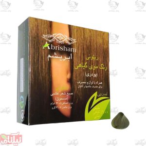 رنگ موی گیاهی زیتونی ابریشم
