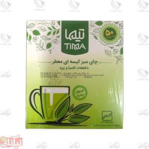 چای سبز کیسه ای معطر کاسیا و زیره تیما